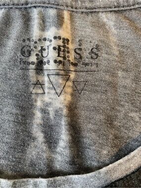 Guess Black and Grey 'City of Angels' Graphic Tee